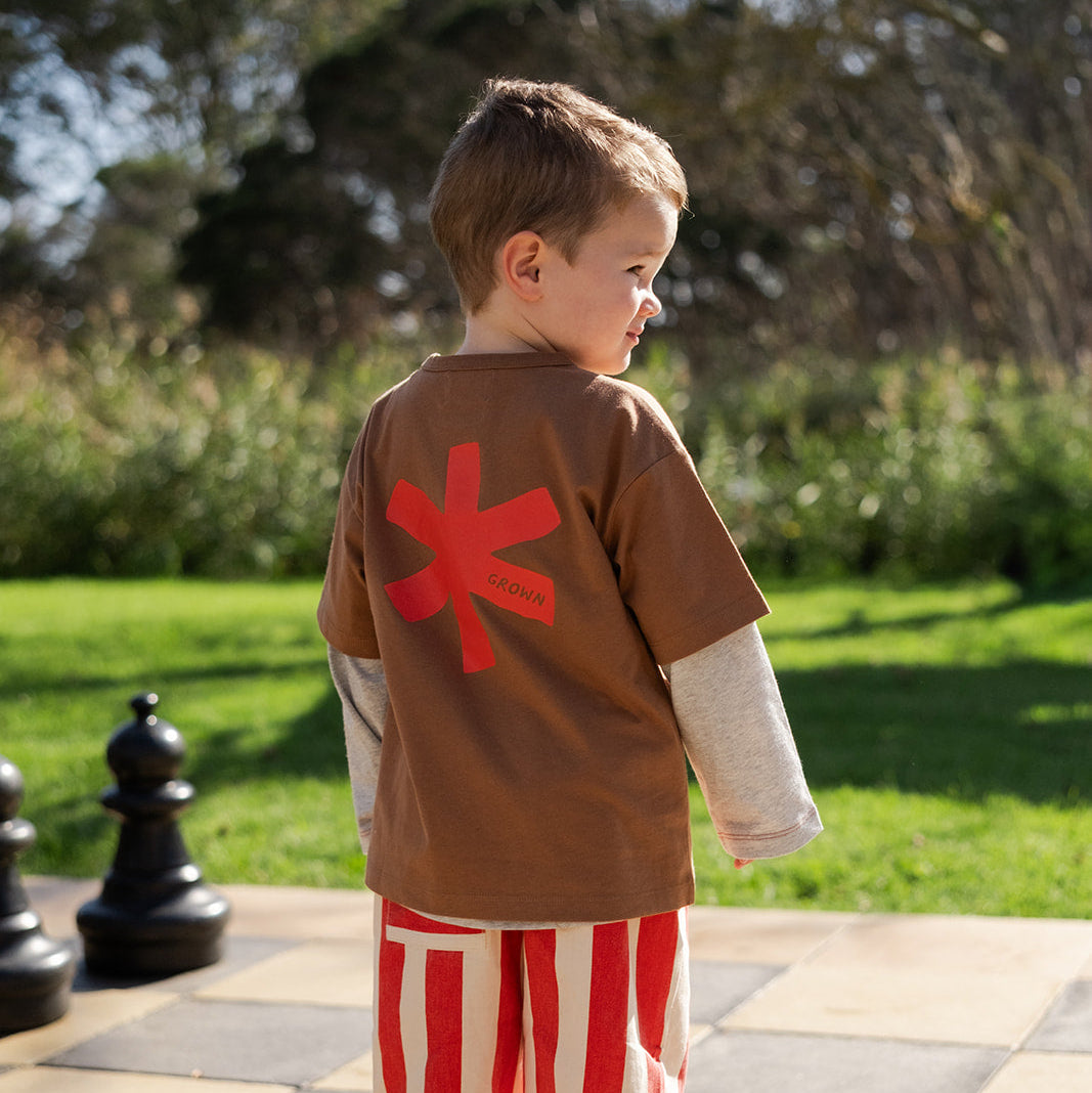 GROWN ORGANIC STARLIGHT TEE: EARTH