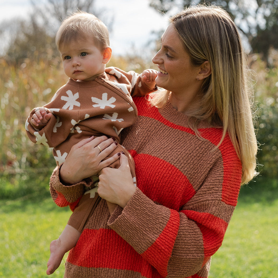 GROWN ORGANIC KNIT ZIP STARSUIT: STARLIGHT