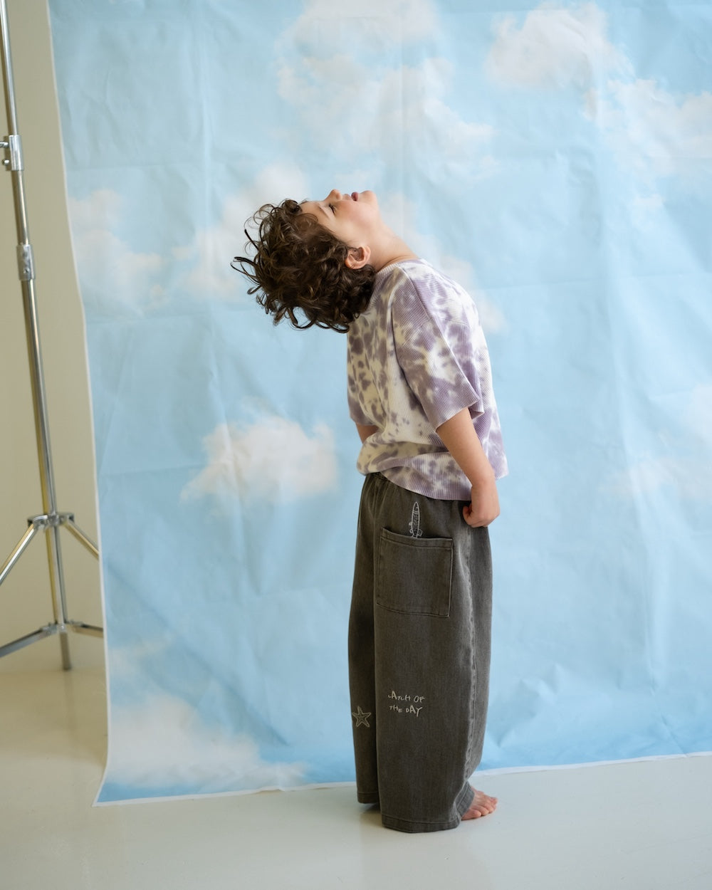 Grown Fishy Business Denim Jeans Ash styled
