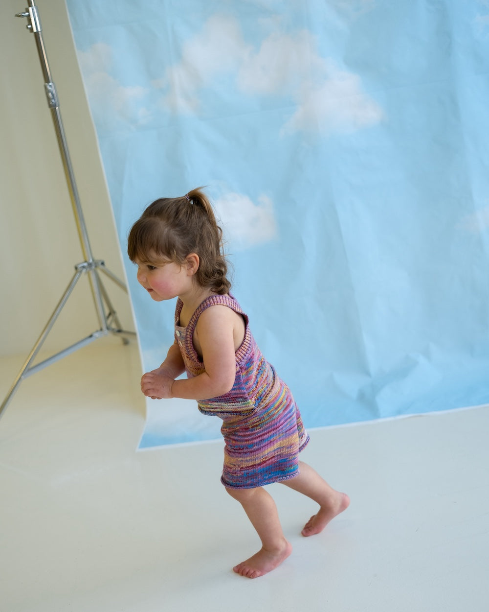 Grown Knitted Shorts Rainbow styled