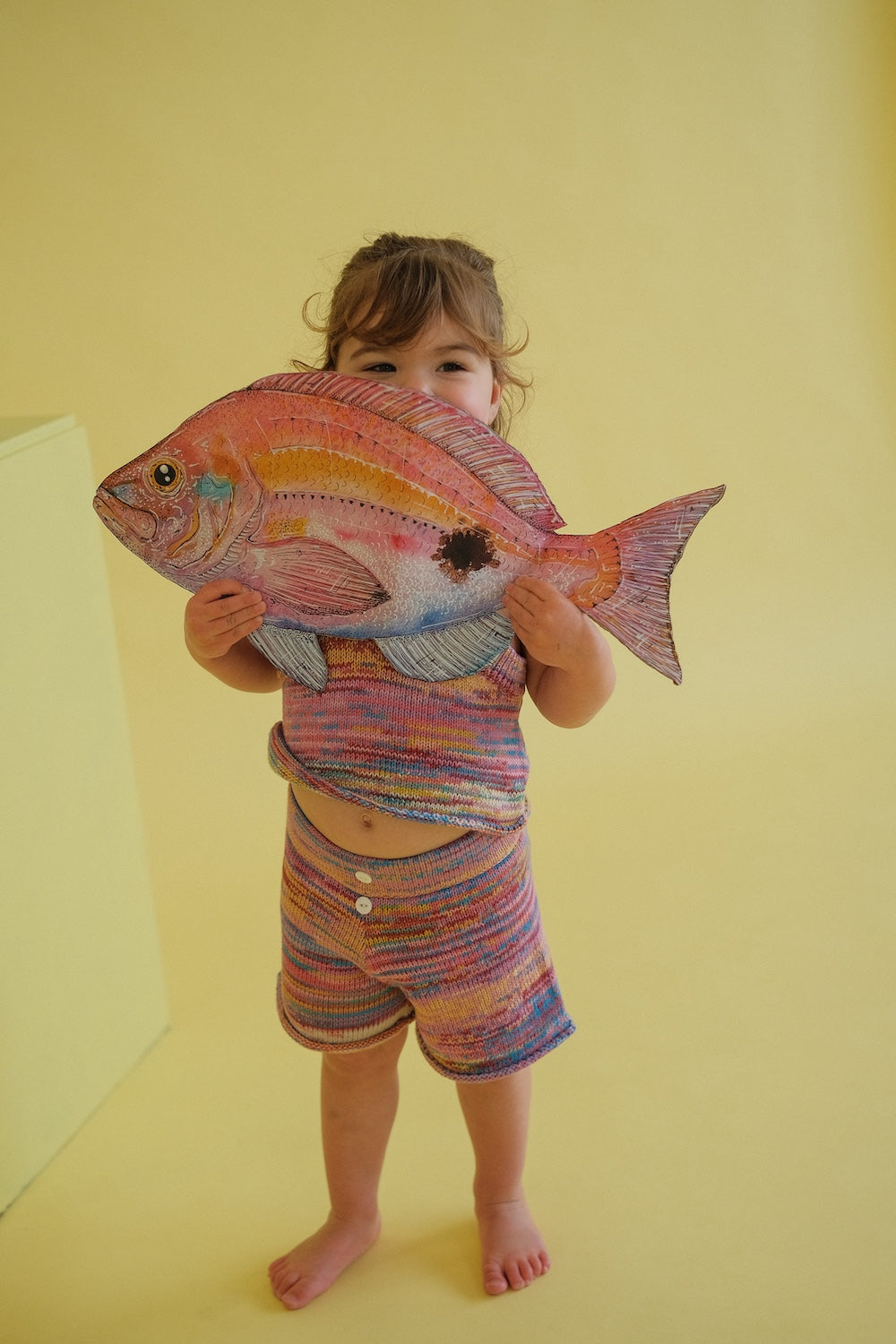 Grown Knitted Shorts Rainbow styled