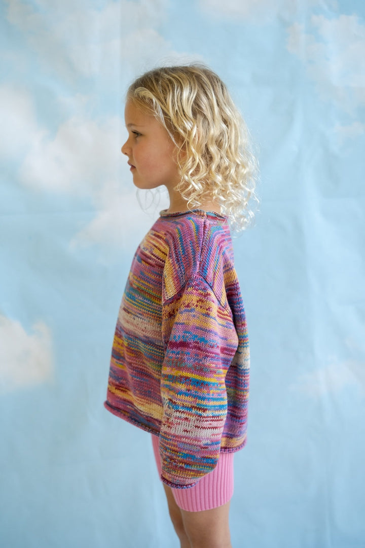 Grown Knitted Pull Over Rainbow styled