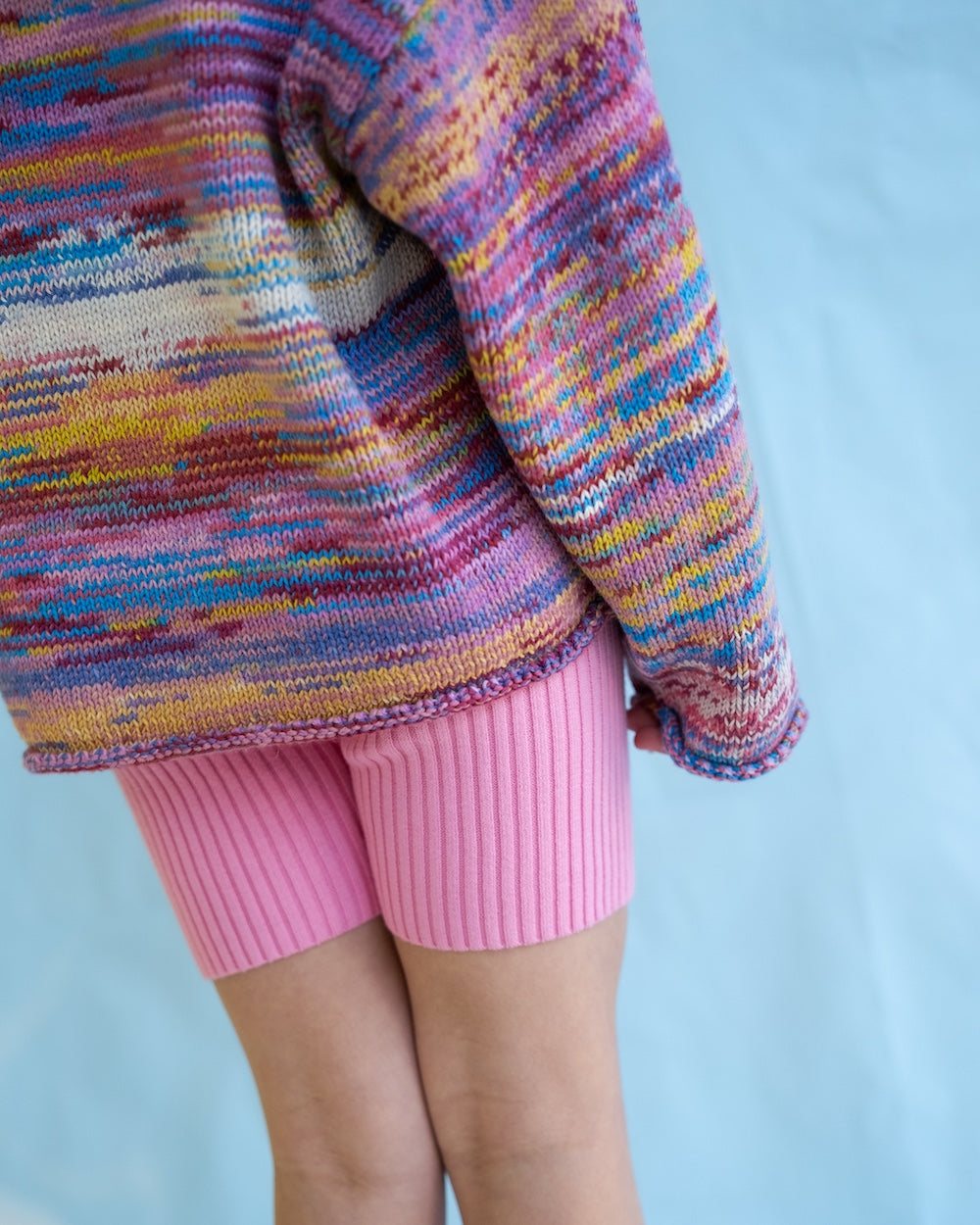 Grown Knitted Pull Over Rainbow styled