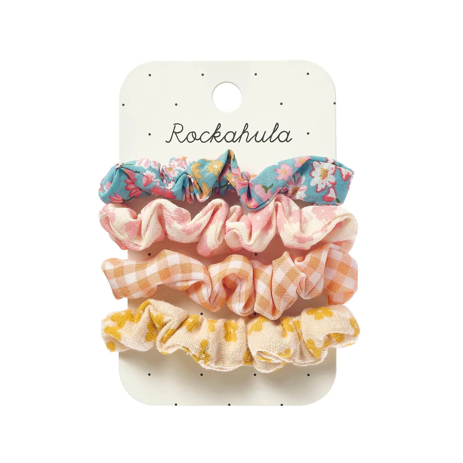 ROCKAHULA KIDS HEIDI FLORAL SCRUNCHIE SET