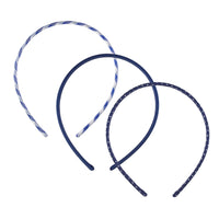 ROCKAHULA KIDS SCHOOL HEADBANDS 3 PACK: BLUE