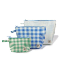 THE SOMEWHERE CO HANDY POUCH TRIO: BLUEBERRY