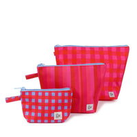 THE SOMEWHERE CO HANDY POUCH TRIO: CHERRY PIE