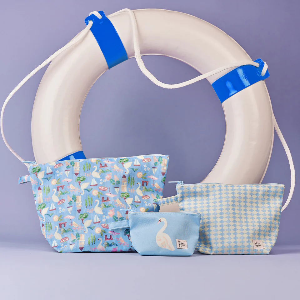 THE SOMEWHERE CO HANDY POUCH TRIO: SWAN LAKE