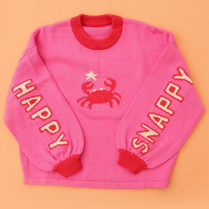 SMALL SWIM CLUB SNAP HAPPY JUMPER