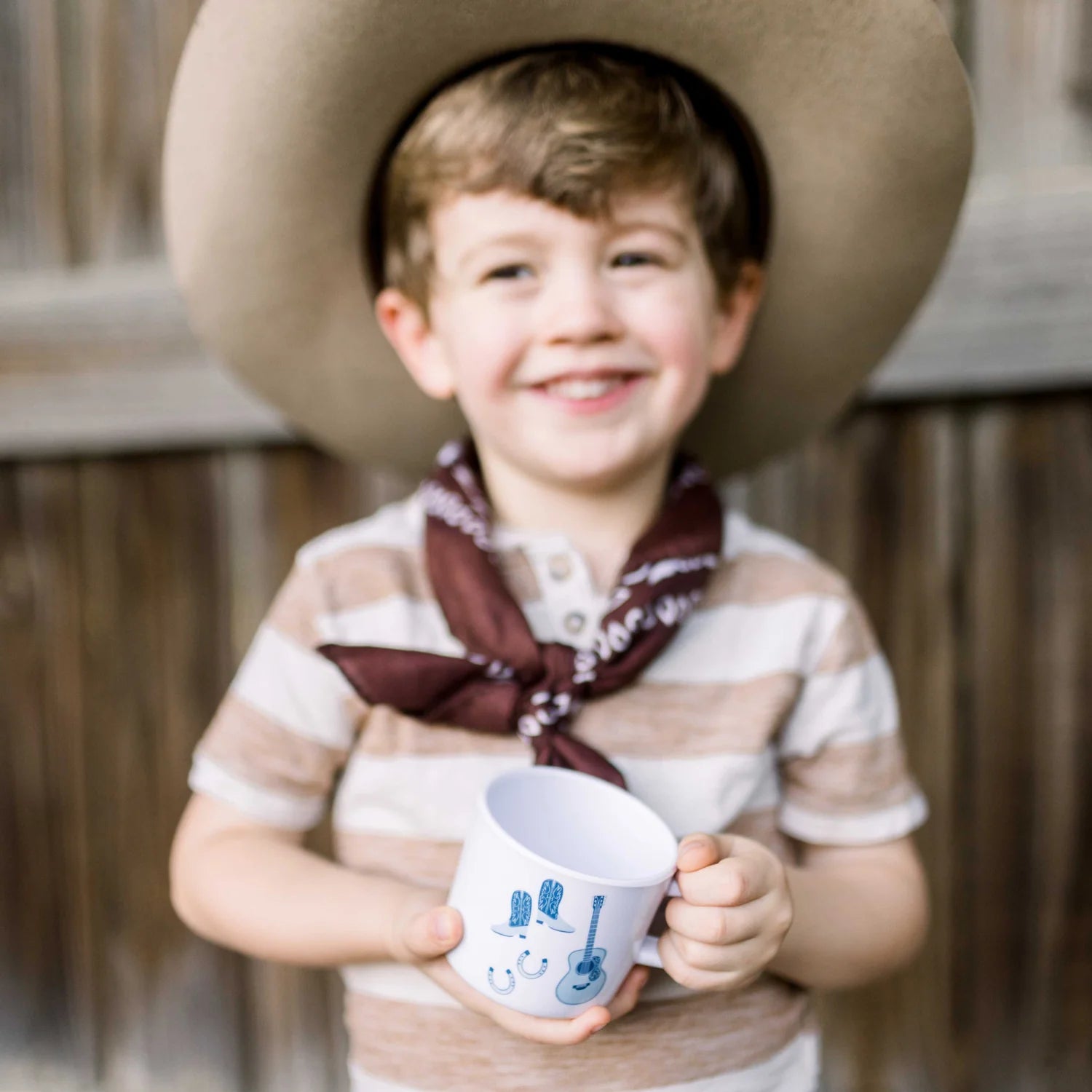 HELMSIE TWO OF A KIND CUP SET: COWBOY