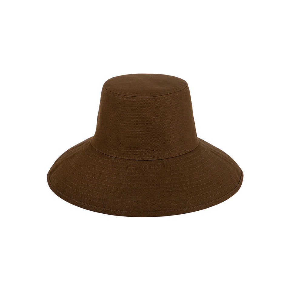 LACK OF COLOR HOLIDAY BUCKET HAT: BROWN CANVAS