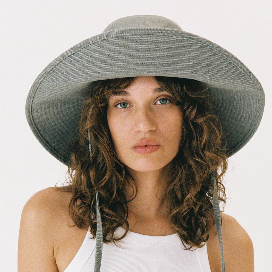LACK OF COLOR HOLIDAY BUCKET HAT: SAGE CANVAS