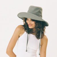 LACK OF COLOR HOLIDAY BUCKET HAT: SAGE CANVAS