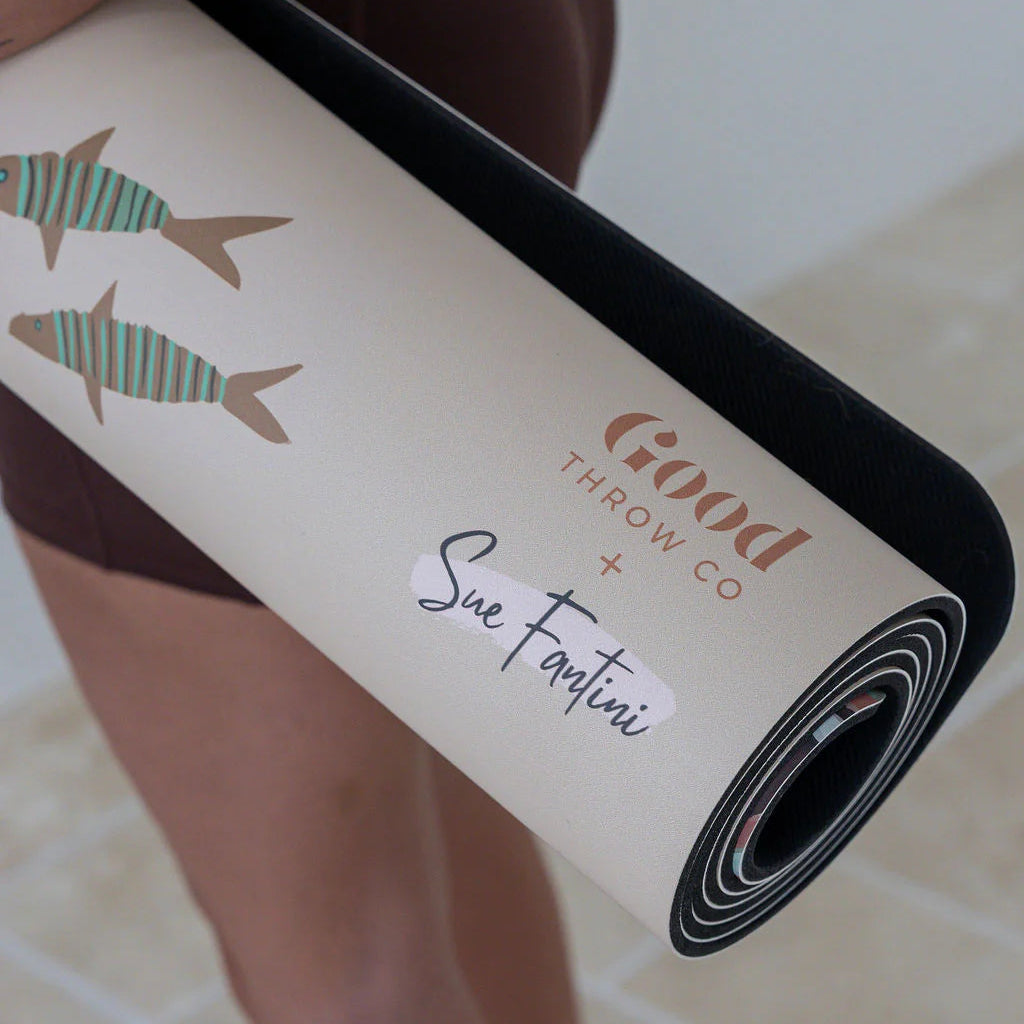 GOOD THROW CO X SUE FANTINI YOGA MAT: SEA SONG MERMAID