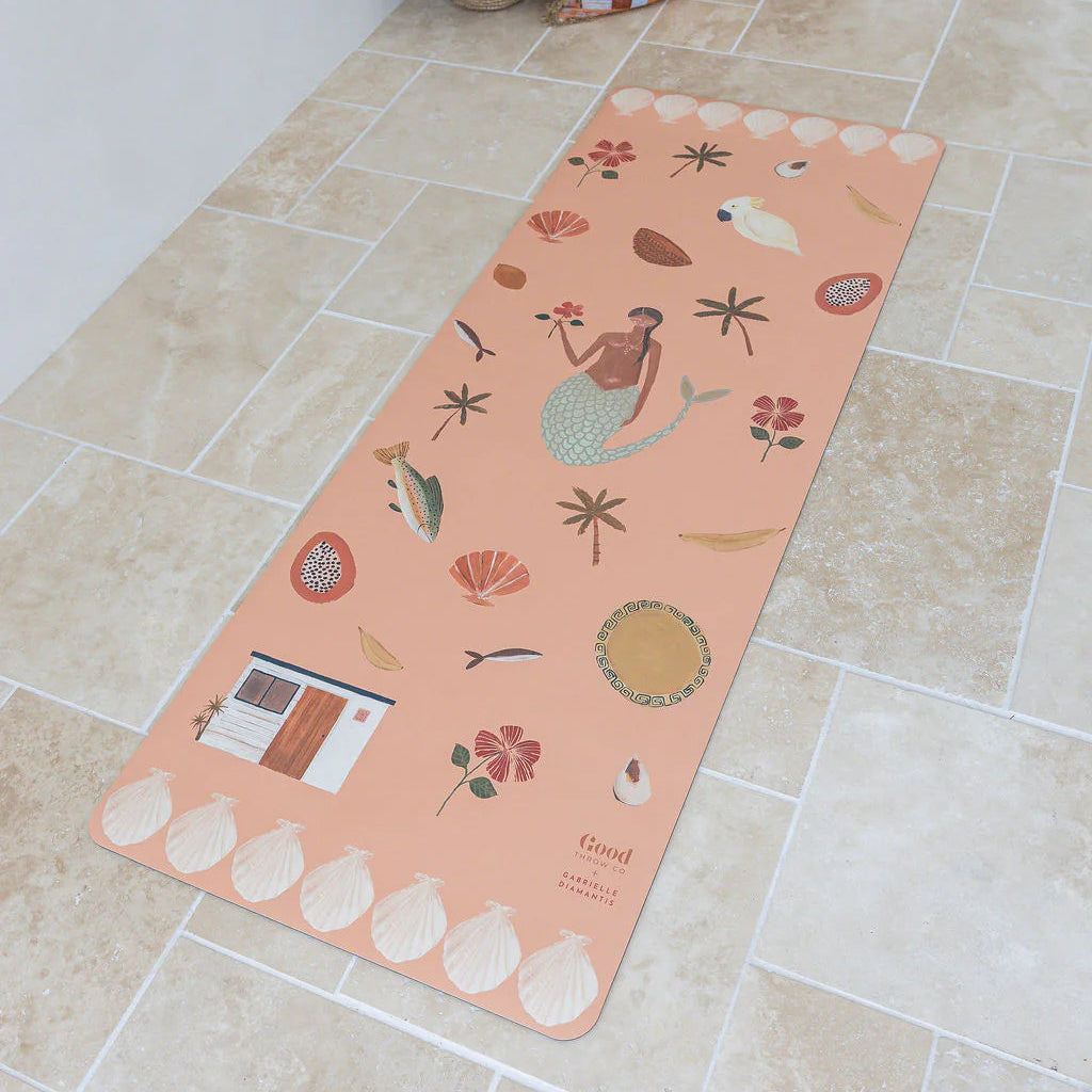GOOD THROW CO X GABRIELLE DIAMANTIS YOGA MAT: ABUNDANCE