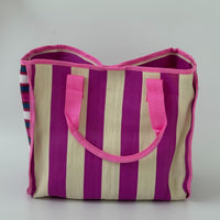 NYLON TOTE BAG: PINK