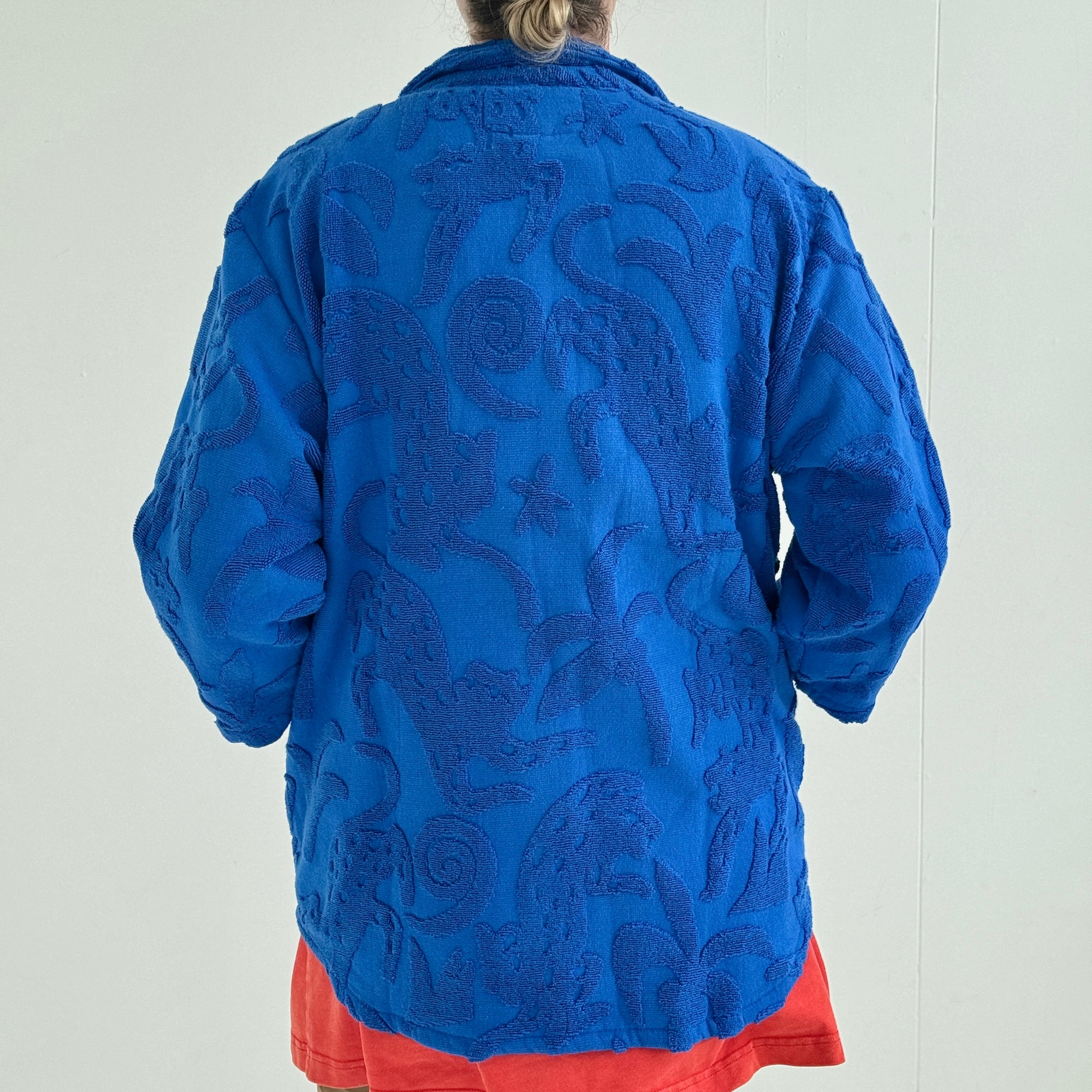 CRAIE STUDIO VESTE GUADA TERRY JACKET: JUNGLE SOURCE