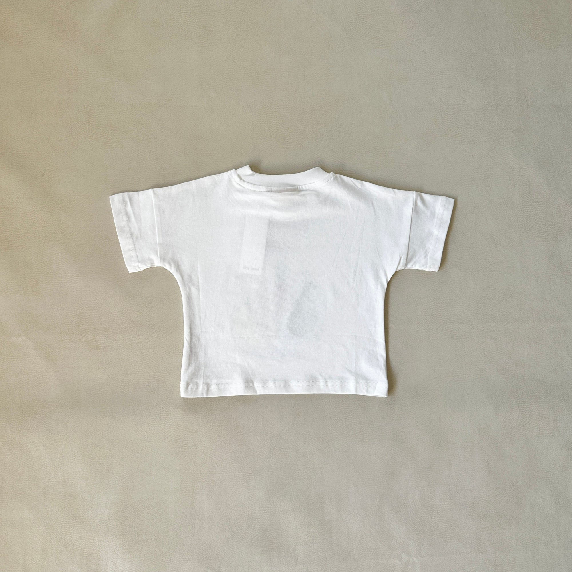 TINY TROVE FARMERS MARKET RELAXED TEE: WHITE