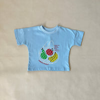 TINY TROVE FARMERS MARKET RELAXED TEE: SKY