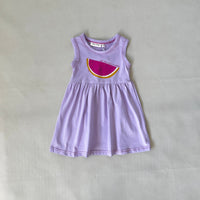 TINY TROVE MELON DRESS: LILAC