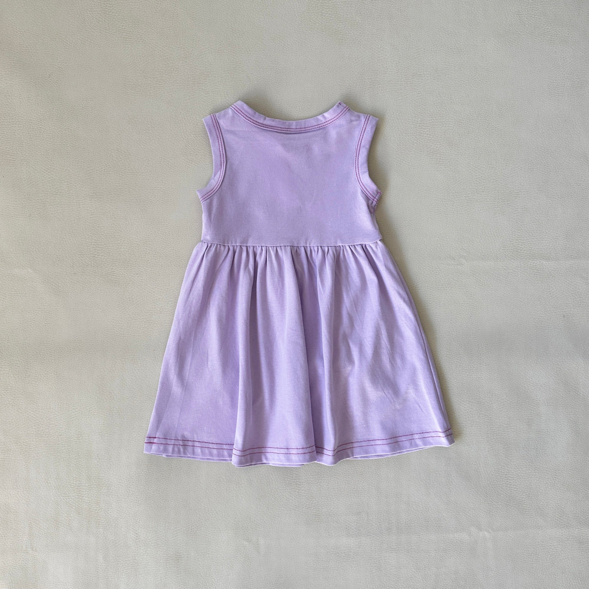 TINY TROVE MELON DRESS: LILAC