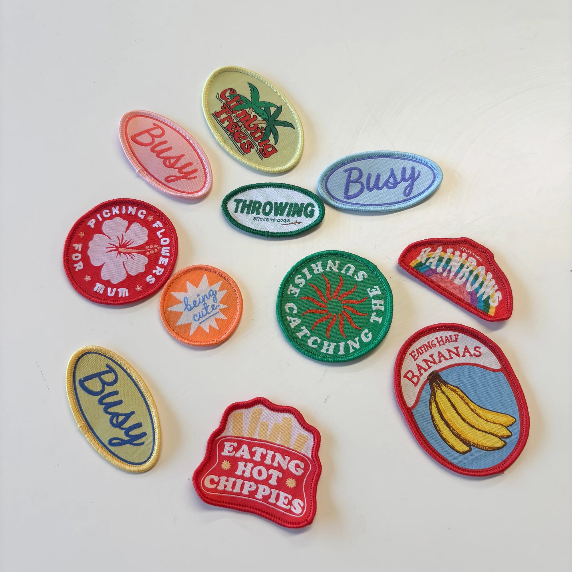 LENN LABEL PATCH: THROWING STICKS TO DOGS