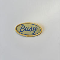 LENN LABEL PATCH: BUSY YELLOW