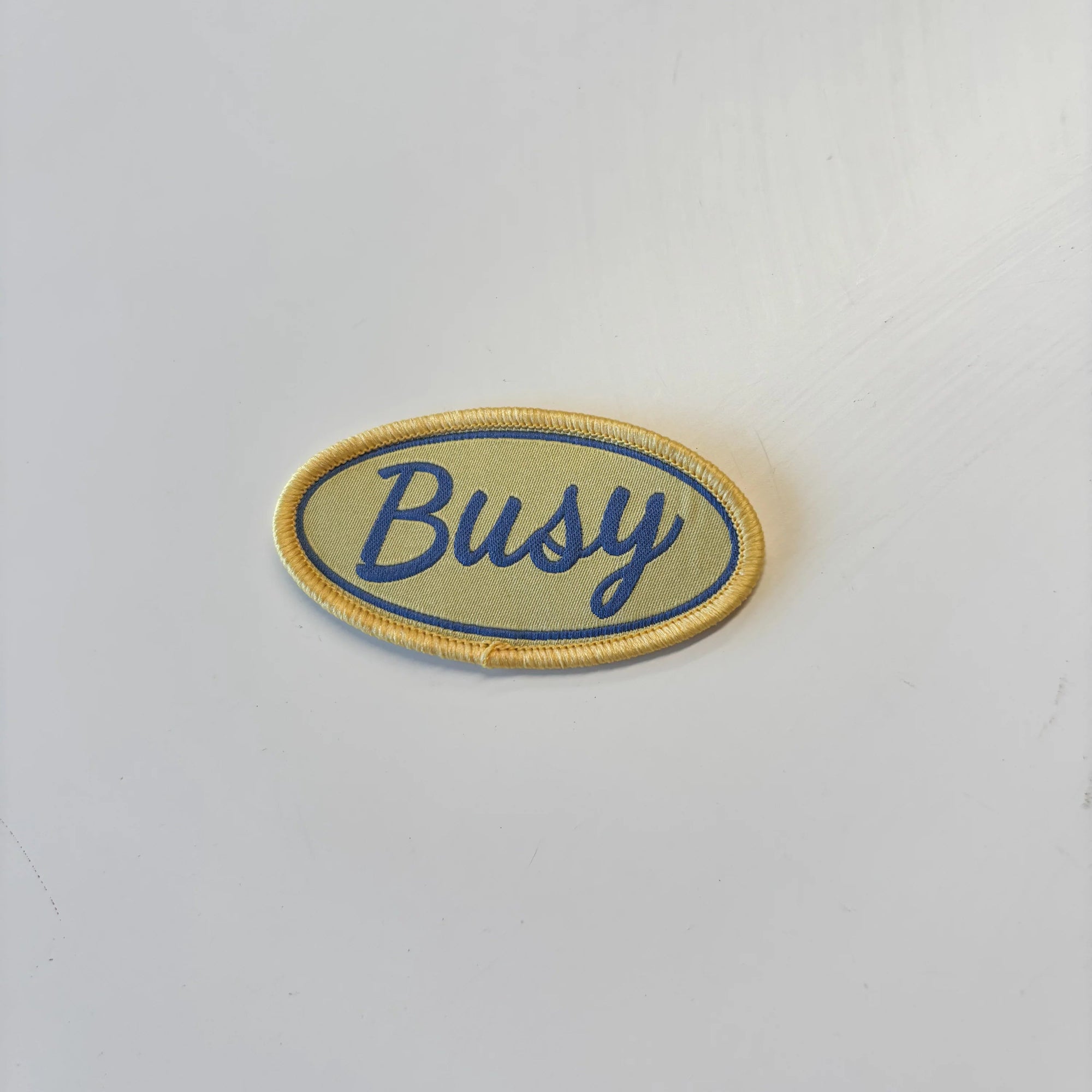 LENN LABEL PATCH: BUSY YELLOW