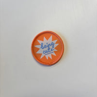 LENN LABEL PATCH: BEING CUTE