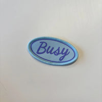 LENN LABEL PATCH: BUSY BLUE