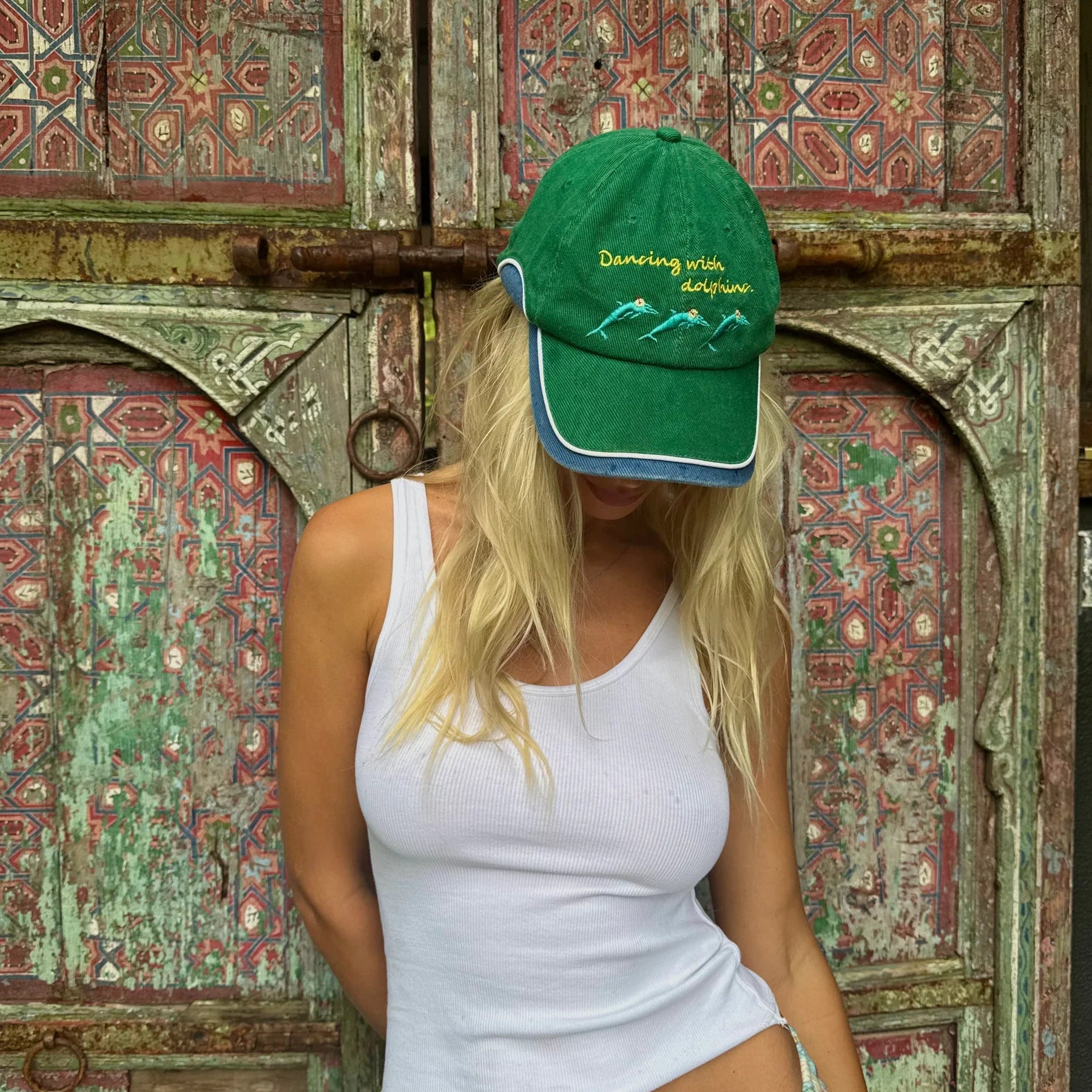 SPICY DUGONG DANCING WITH DOLPHINS CAP