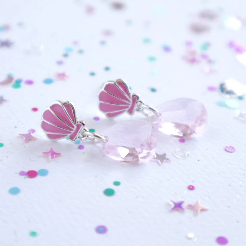 LAUREN HINKLEY OCEAN TREASURE EARRINGS: PINK