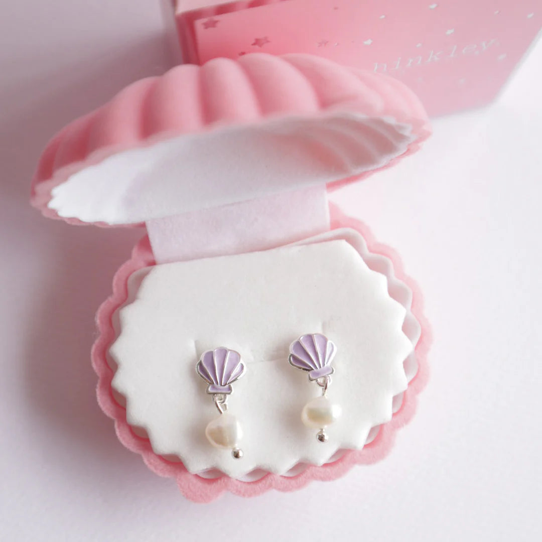 LAUREN HINKLEY OCEAN TREASURE EARRINGS: PURPLE