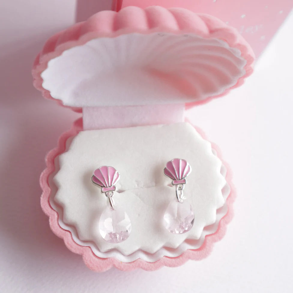 LAUREN HINKLEY OCEAN TREASURE EARRINGS: PINK