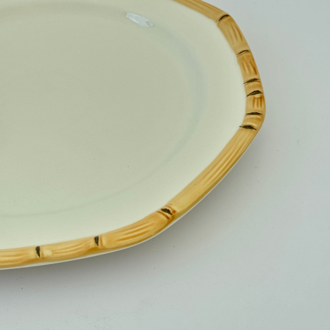 BAMBOO CERAMIC PLATTER