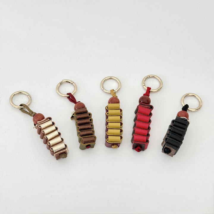 CRAIE STUDIO LEATHER KEYRING: ACCORDEON