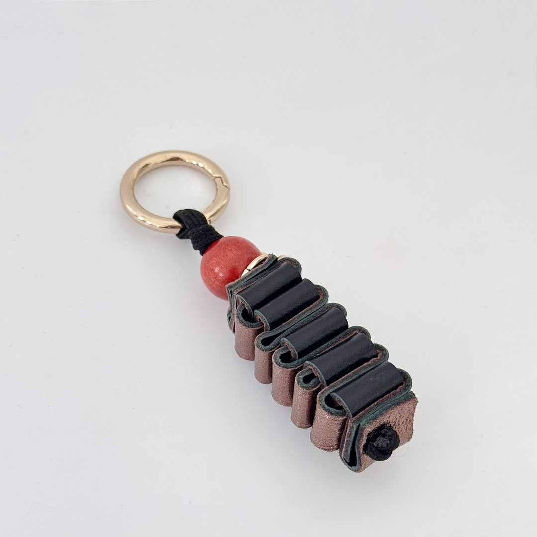 CRAIE STUDIO LEATHER KEYRING: ACCORDEON