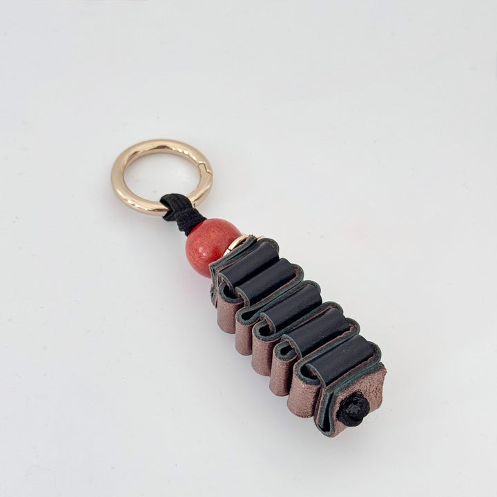 CRAIE STUDIO LEATHER KEYRING: ACCORDEON