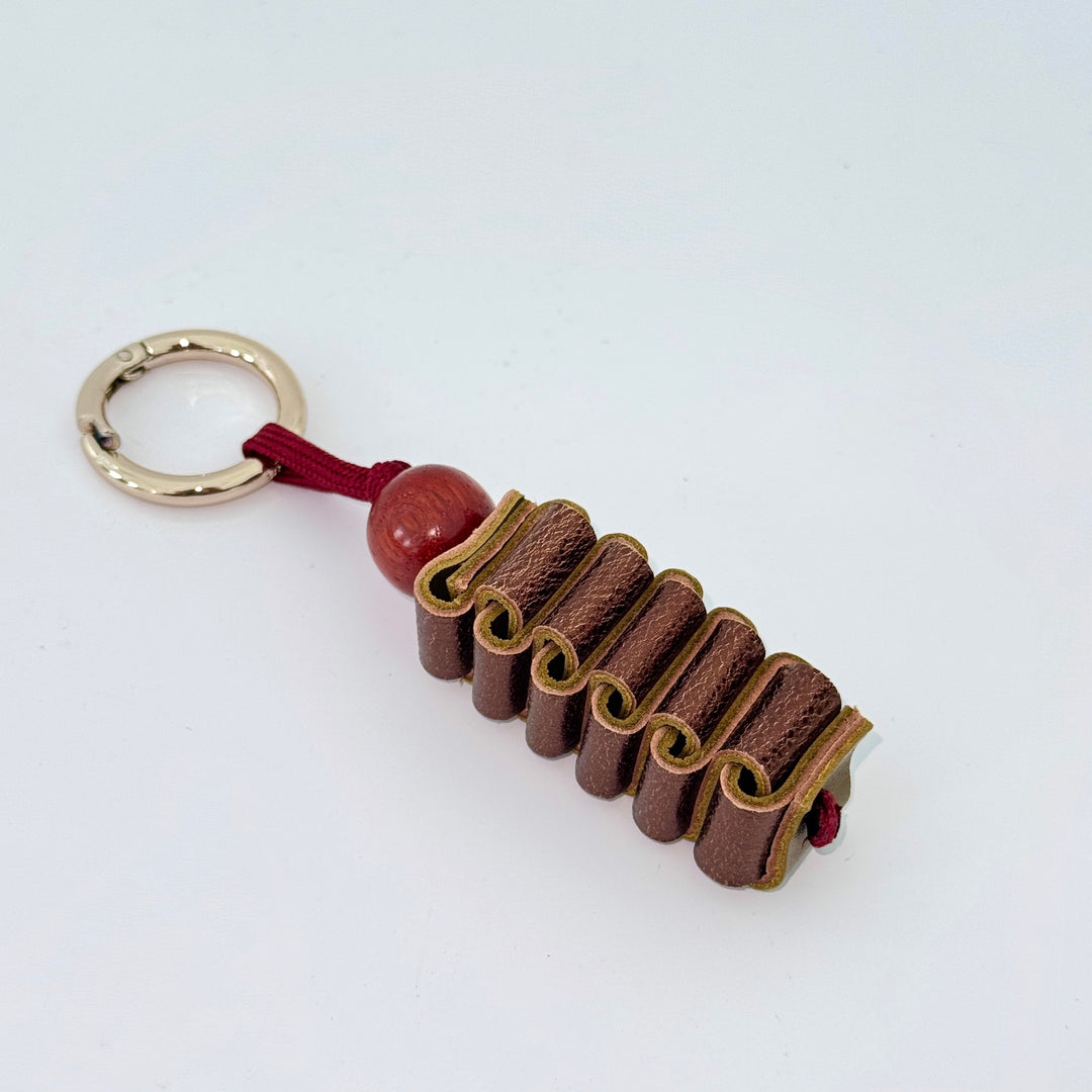 CRAIE STUDIO LEATHER KEYRING: ACCORDEON