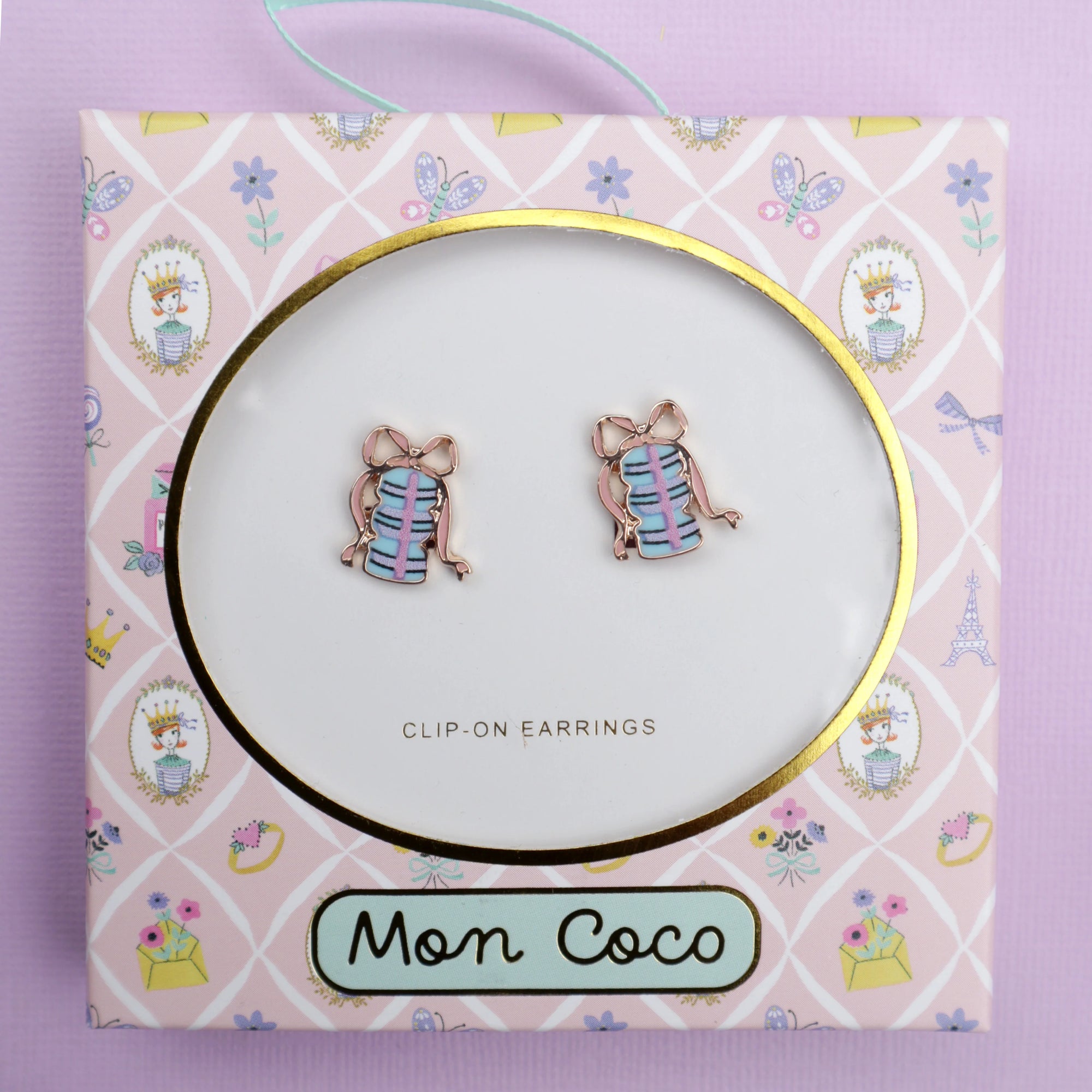 LAUREN HINKLEY MACARON CLIP-ON EARRINGS