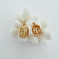 CLEOPATRA'S BLING COSMOS EARRINGS: GOLD