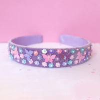 LAUREN HINKLEY BUTTERFLY SEQUIN HEADBAND