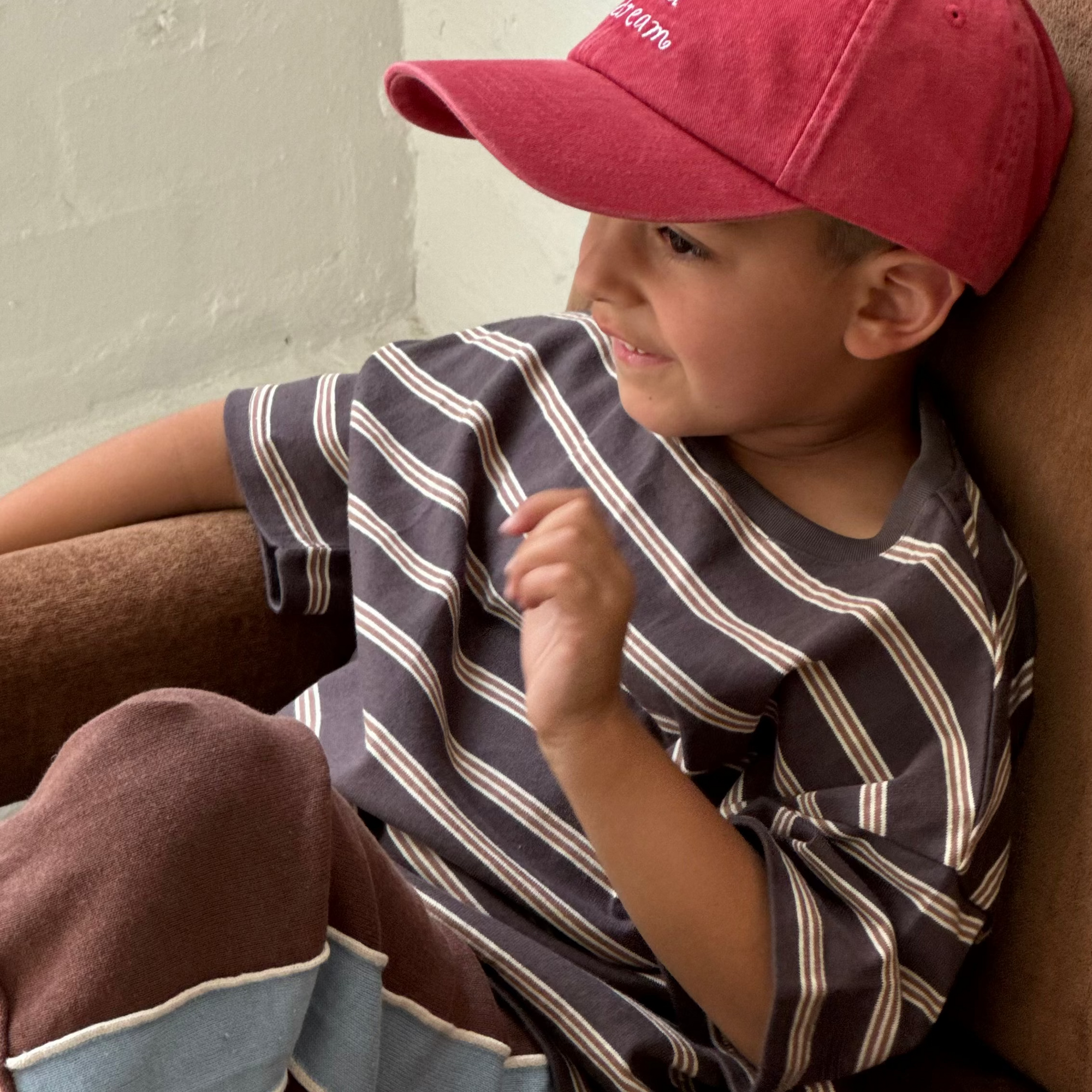 ILLOURA THE LABEL BASIC TEE: VINTAGE STRIPE