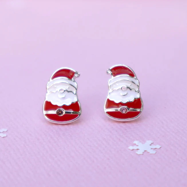 LAUREN HINKLEY ENCHANTED CHRISTMAS SANTA CLAUS EARRINGS