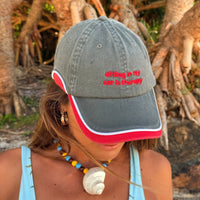 SPICY DUGONG SITTING IN MY CAR IS THERAPY CAP: RED