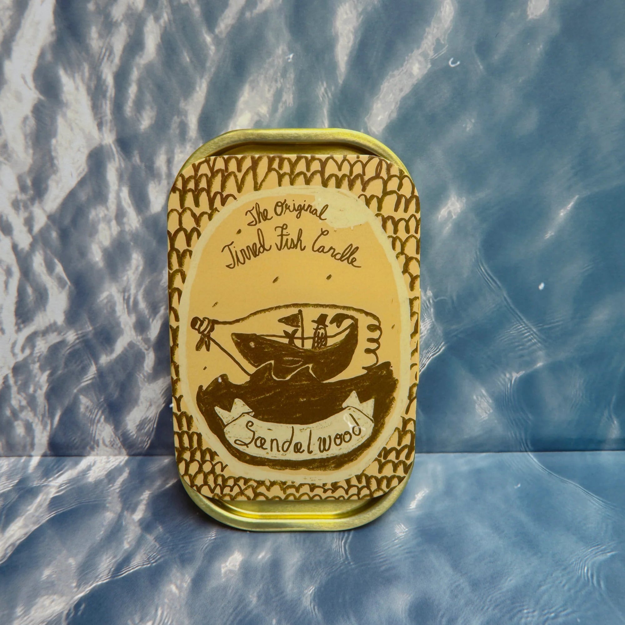 TINNED FISH CANDLE: SANDALWOOD