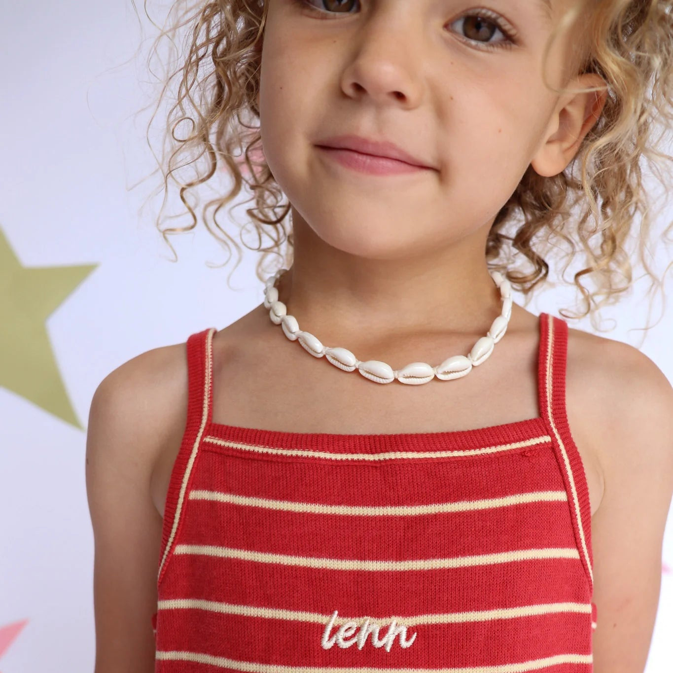 LENN LABEL OUTDOORS DRESS: FIERY STRIPE