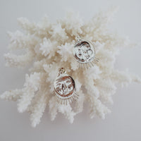 CLEOPATRA'S BLING COSMOS EARRINGS: SILVER