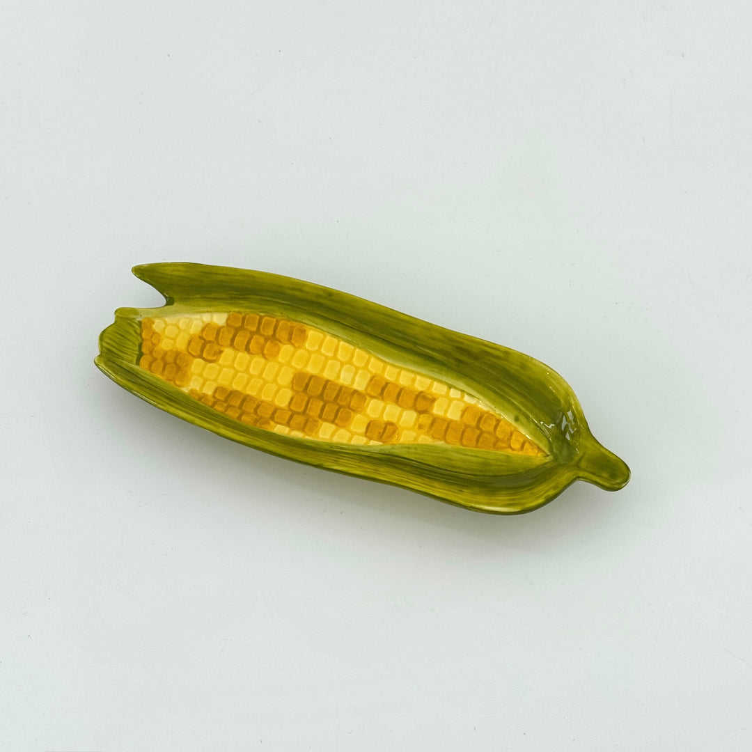 PATCH CERAMIC CORN DISH