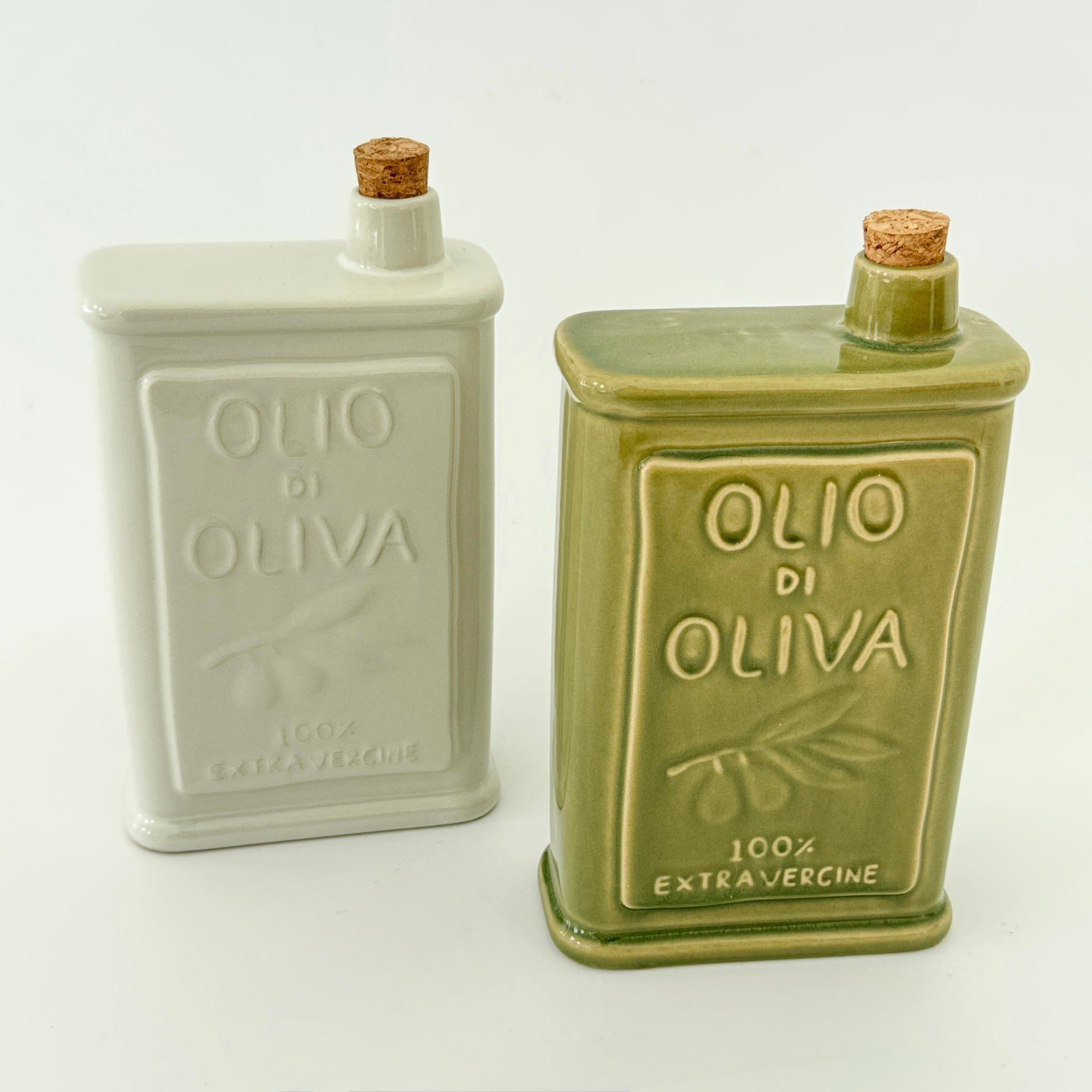 OLIO CERAMIC OIL BOTTLE: GREEN
